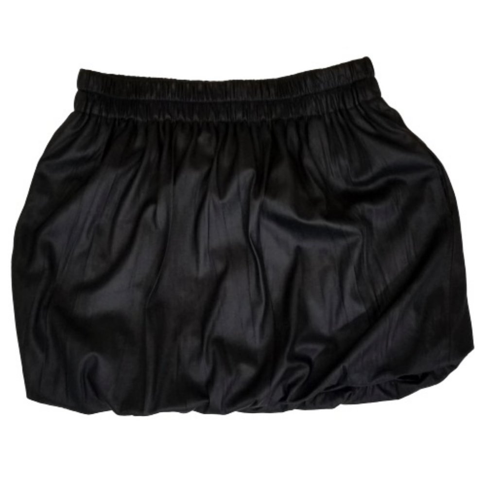 Rachel Roy Black Mini Bubble Skirt